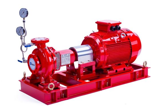 Conjunto de bomba de fuego de aspiración de extremo de alta velocidad con bomba de jockey controlada por Tornatech -E01