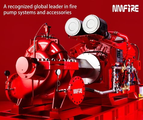 Conjunto de Bomba contra Incendios Centrifuga Horizontal con Motor Diesel para Situaciones de Emergencia, proveedor de bombas contra incendios de 5000 GPM