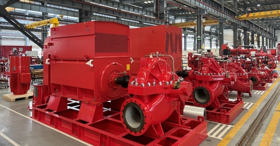 Sistema de control automático UL/FM BOMBA CONTRA INCENDIOS Rendimiento duradero del tanque de combustible Bomba contra incendios de carcasa dividida 6000 GPM