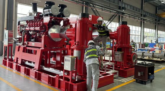 250VTP950-38 Turbina vertical motor diesel impulsado bomba de fuego. UL / FM certificado, 232 ¢ 731 HP 3000 GPM.