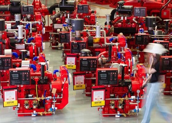 UL Listed NM4-105 Motor Diésel para Bomba Contra Incendios NMFIRE