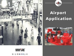 Bombas de incendio NMFIRE 6000gpm UL/FM con motor diesel para puertos aéreos