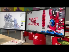 NMFIRE 1500gpm 155psi 1760rpm ULFM motor diesel de la bomba de fuego de la turbina vertical