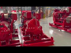 Conjunto de bomba contra incendios de motor diésel de dos etapas, 500 gpm a 325 psi